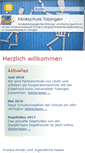 Mobile Screenshot of klinikschule-tuebingen.de
